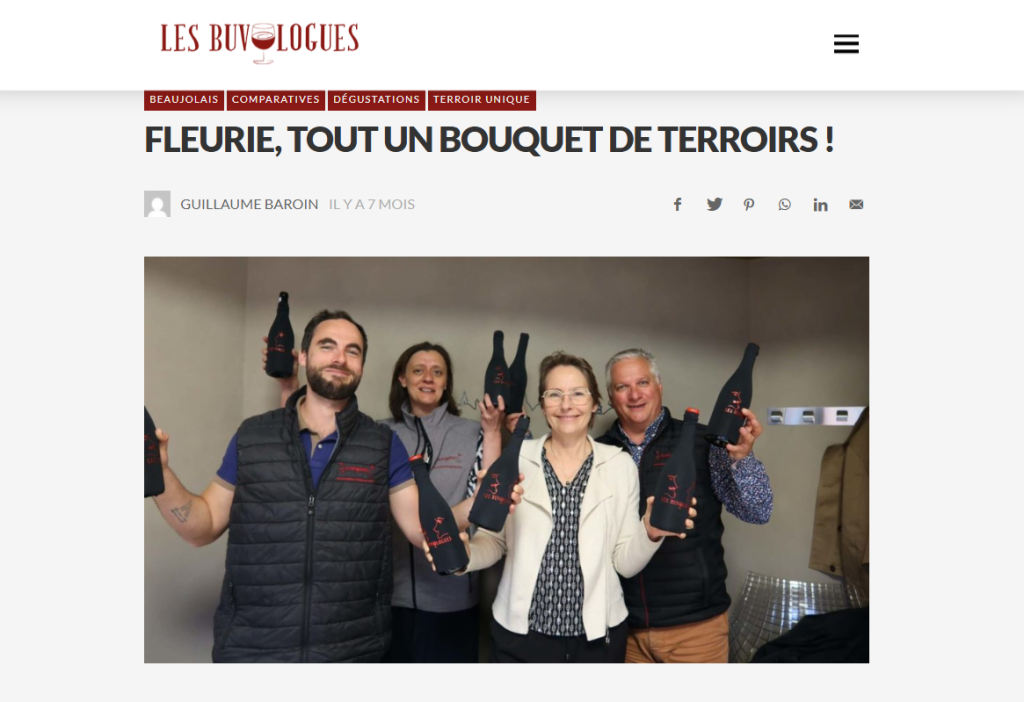 Article sur les terroirs de Fleurie en Beaujolais